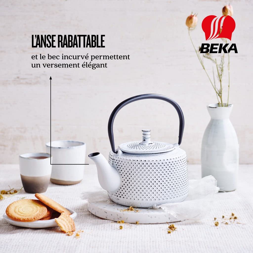 Beka Jito Théière Fonte 0,8 L avec Infuseur Inox