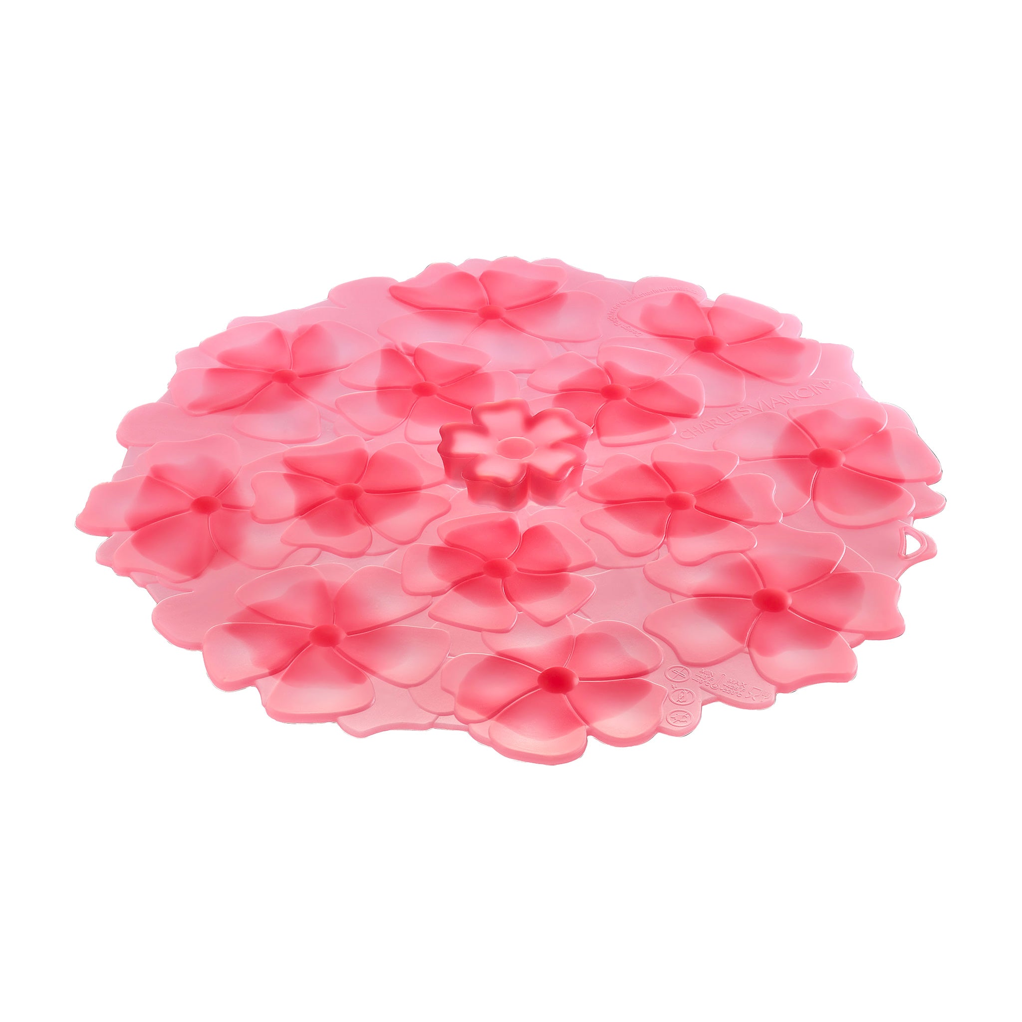 Charles Viancin Geranium couvercle silicone 28 cm