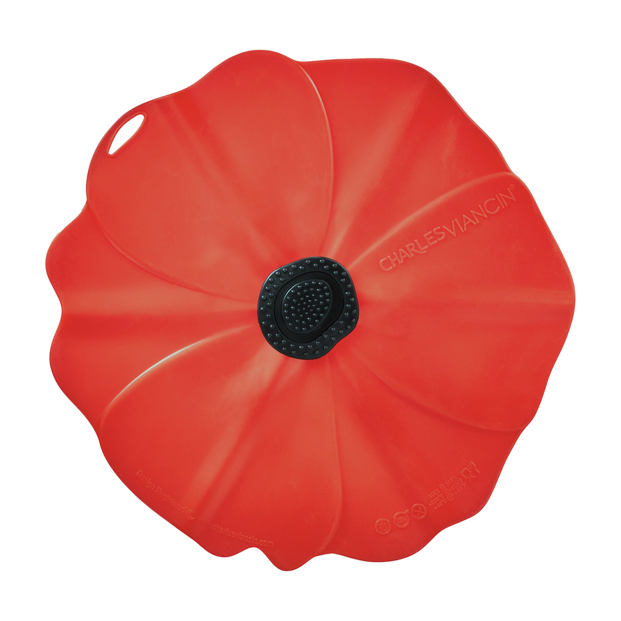 Charles Viancin Poppy couvercle silicone 28 cm 11 pouces