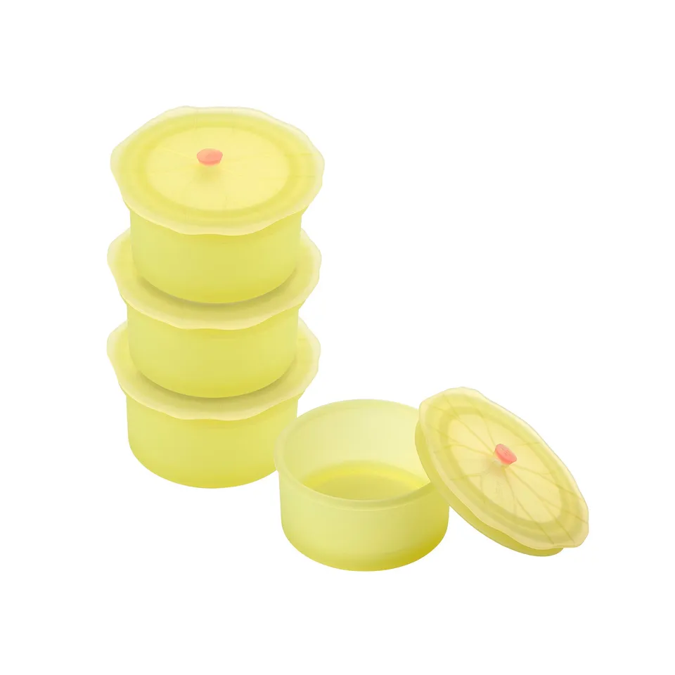 Charles Viancin Lilypad boîte silicone nénuphar petit lot de 4