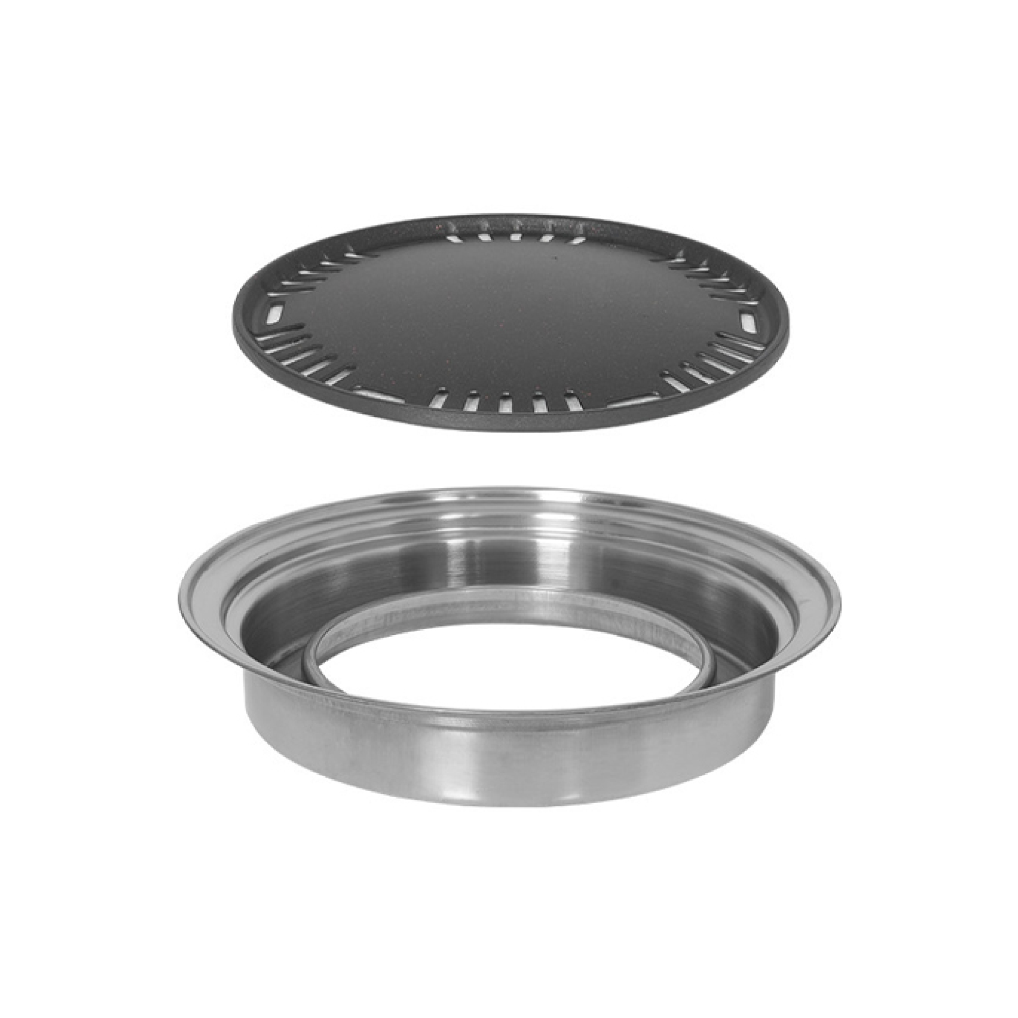 Agnelli BBPro plat barbecue cuisson indirecte antiadhésif