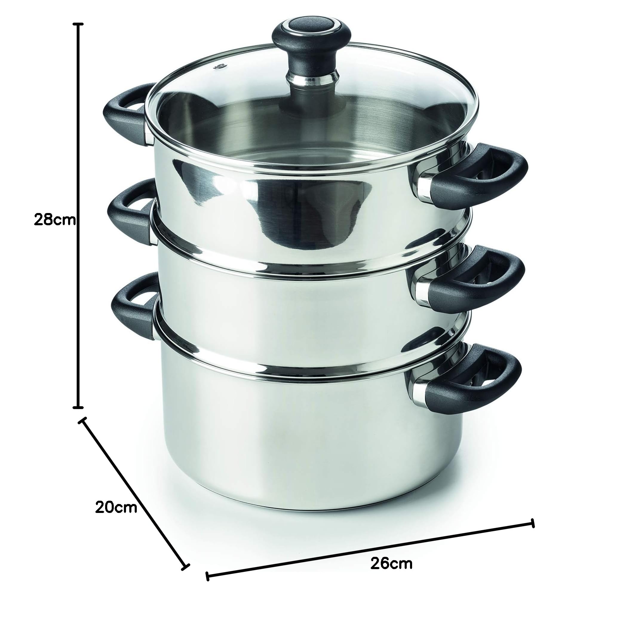 Beka Polo cuiseur vapeur inox 20 cm 2,8 L