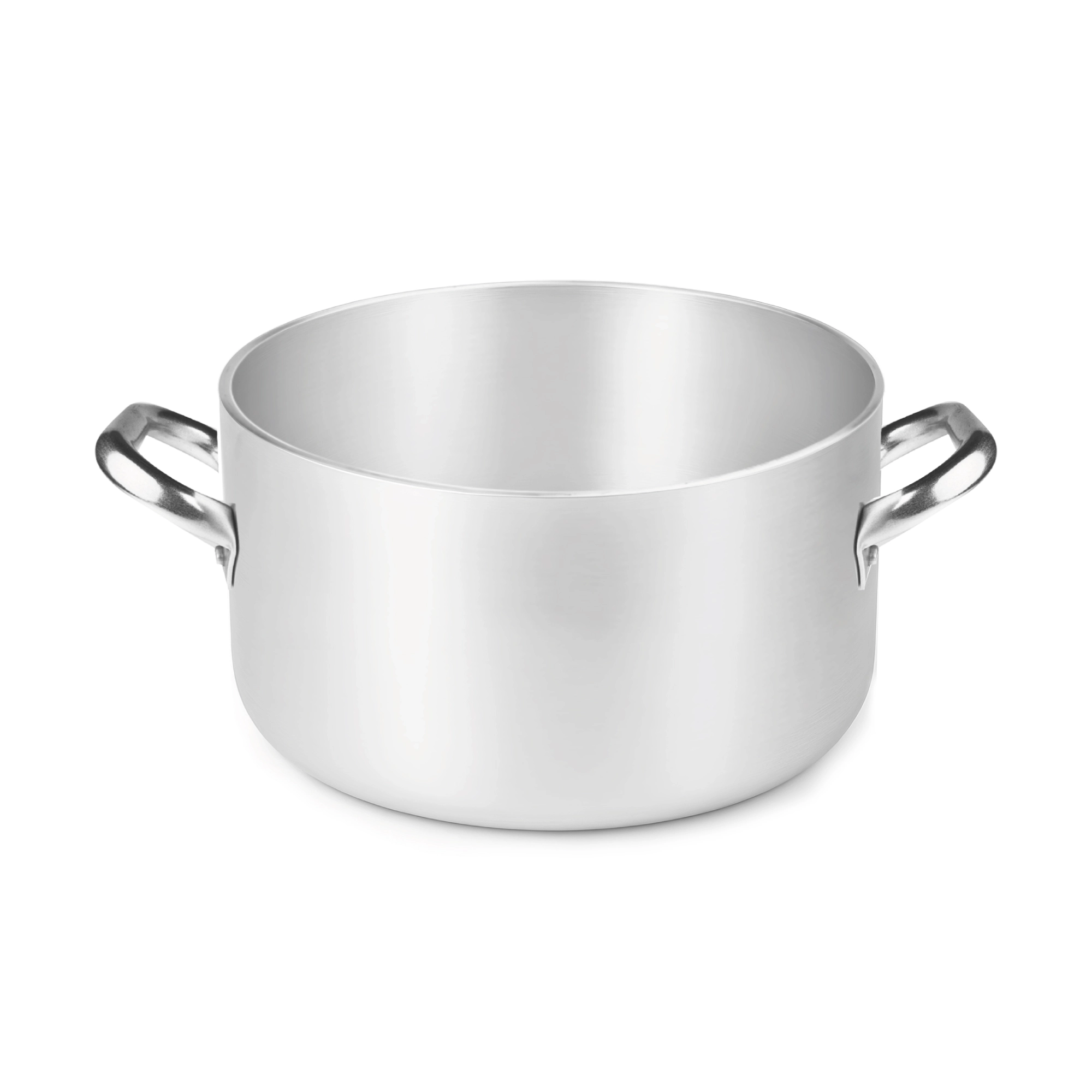 Agnelli Alluminio 5mm faitout aluminium 2 anses sans revêtement