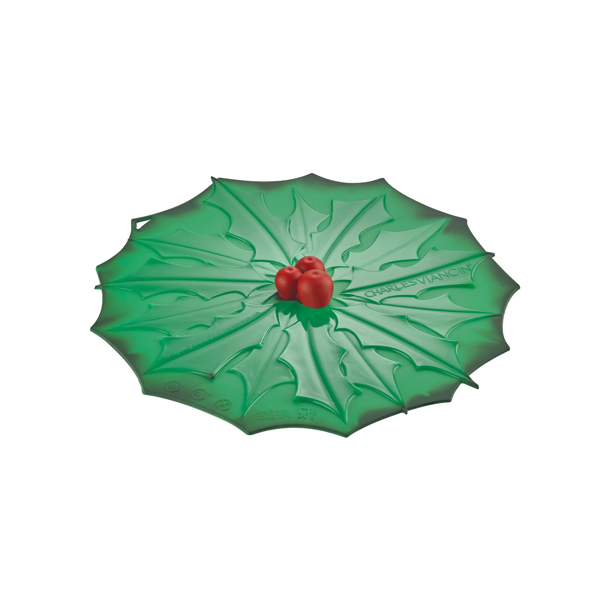 Charles Viancin Holly 9" couvercle silicone houx 23 cm