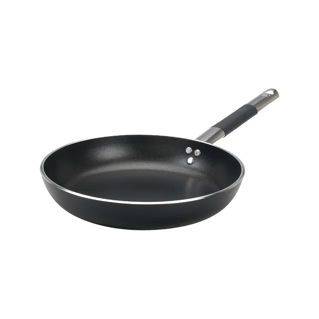 Agnelli Al-Black 5mm poêle droite alu antiadhésive 1 manche