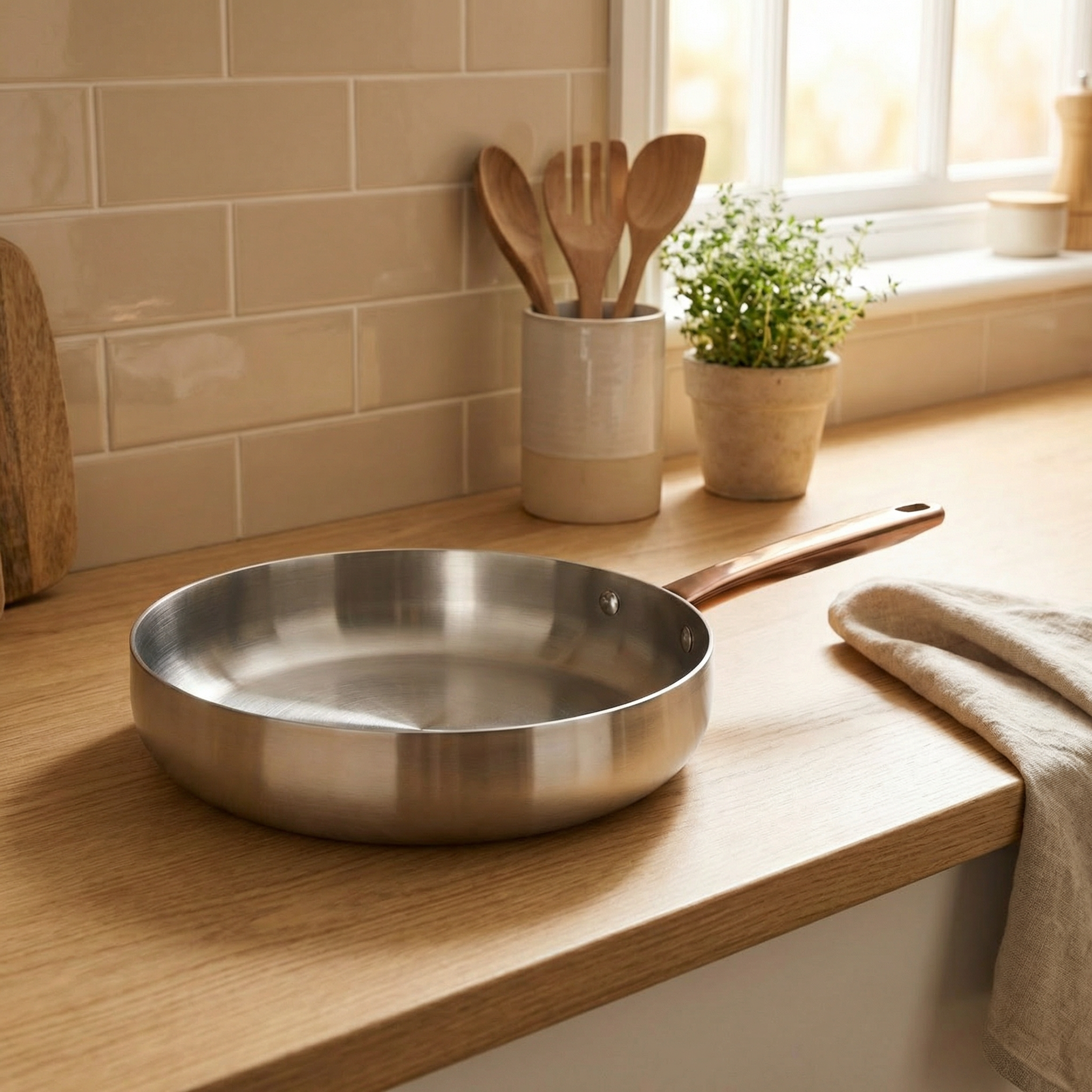 Berghoff Belly Poêle 24 cm Inox Tous Feux