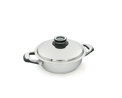 Ecovitam Sauteuse inox 18/10 3L 24 cm sans revêtement