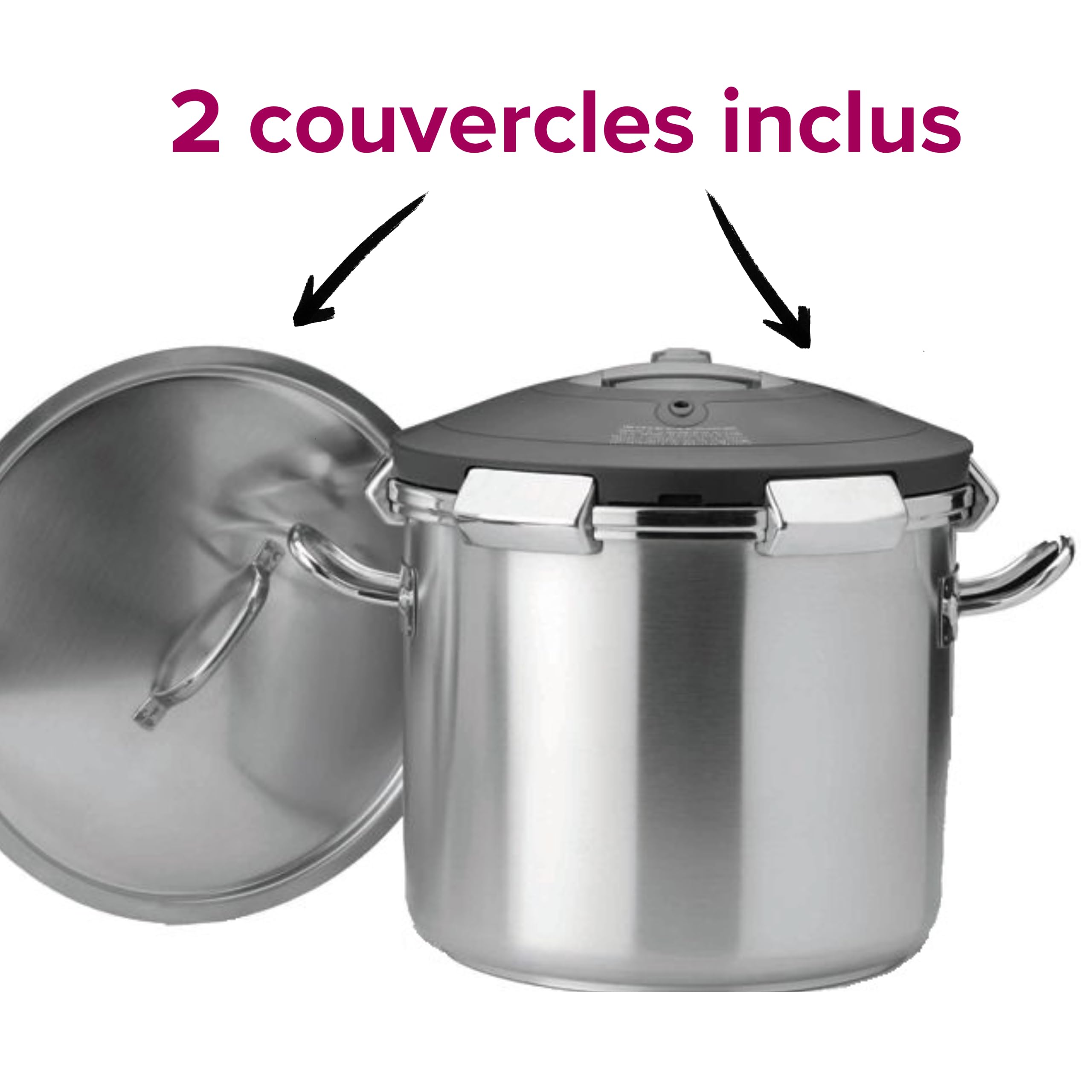 Artame Luna ART38225 autocuiseur inox 23 L Ø32 cm