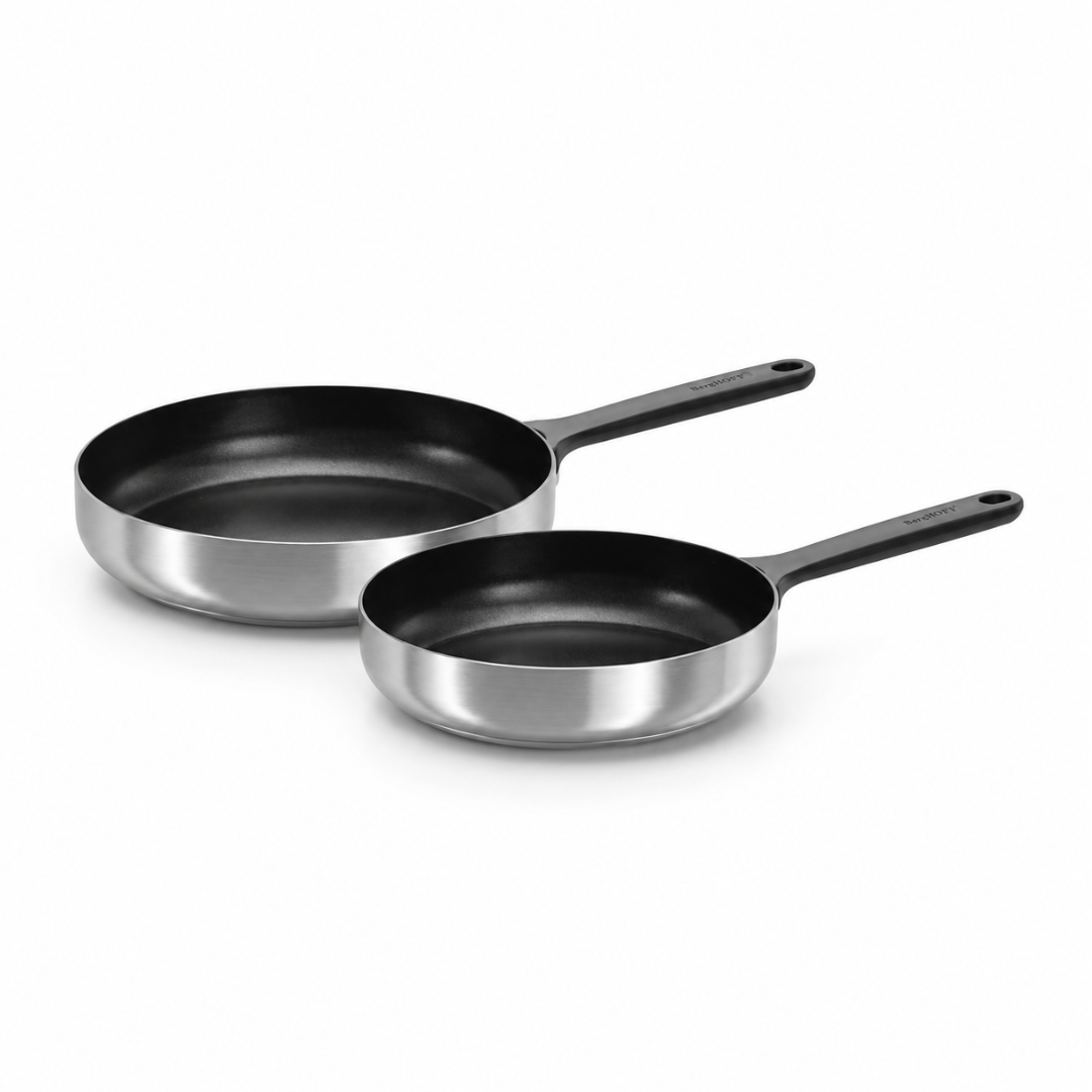 Berghoff Belly Duo poêles 24 et 28 cm antiadhésives