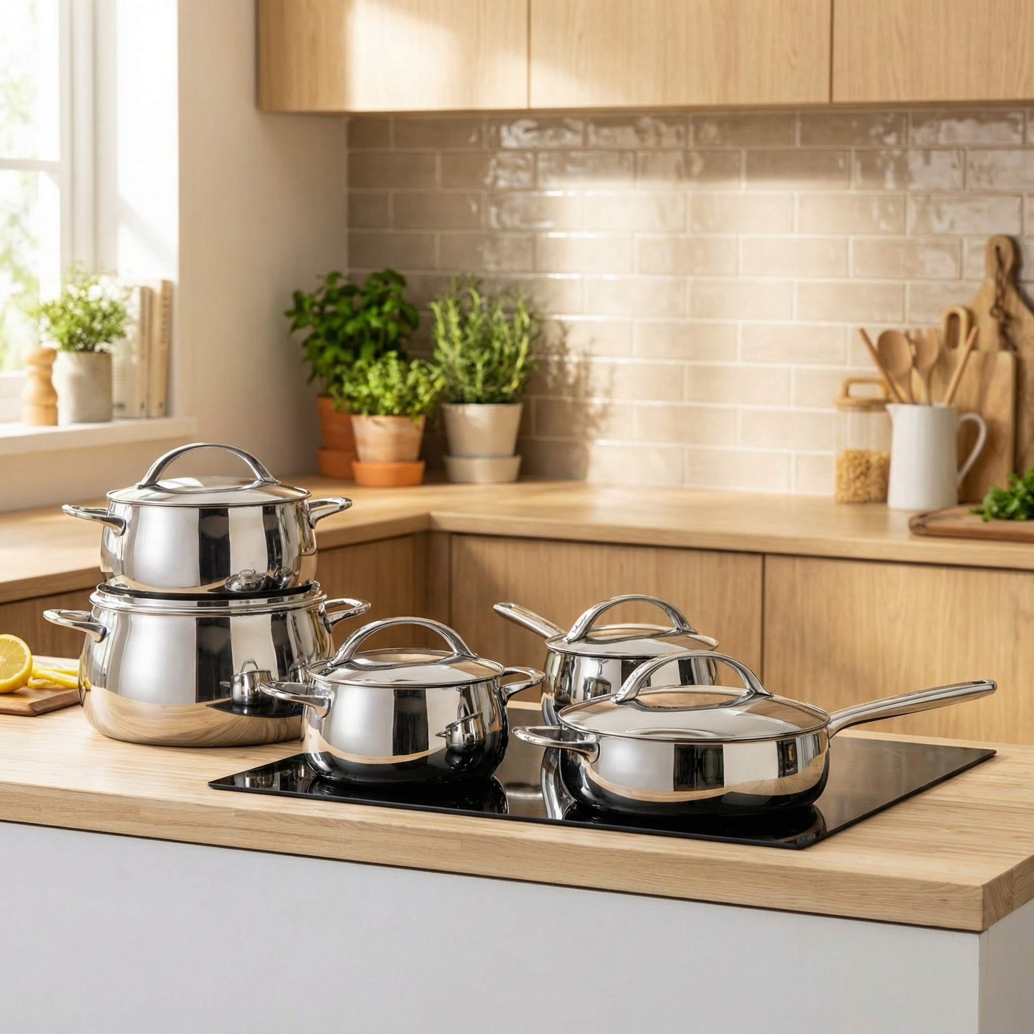 Berghoff Belly batterie inox 10 pièces advanced