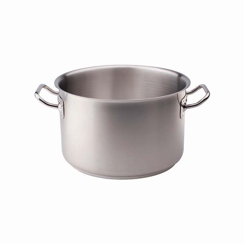 Agnelli casserole haute acier inoxydable 2 anses induction