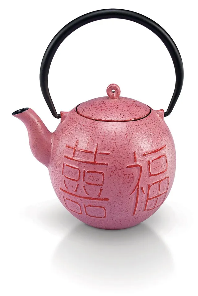 Beka Fu Cha 16409204 théière fonte rose 0,9 L