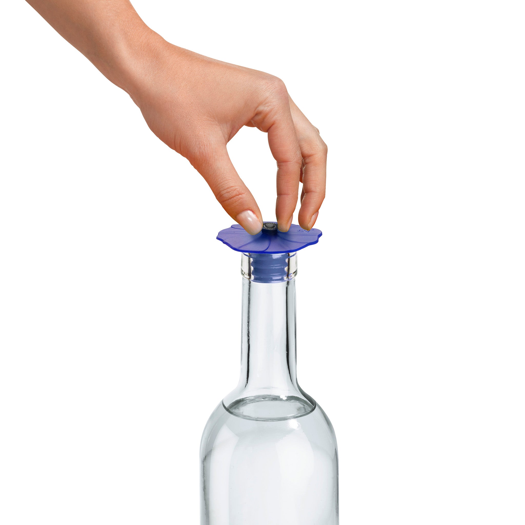 Charles Viancin Poppy bouchon bouteille silicone bleu nuit