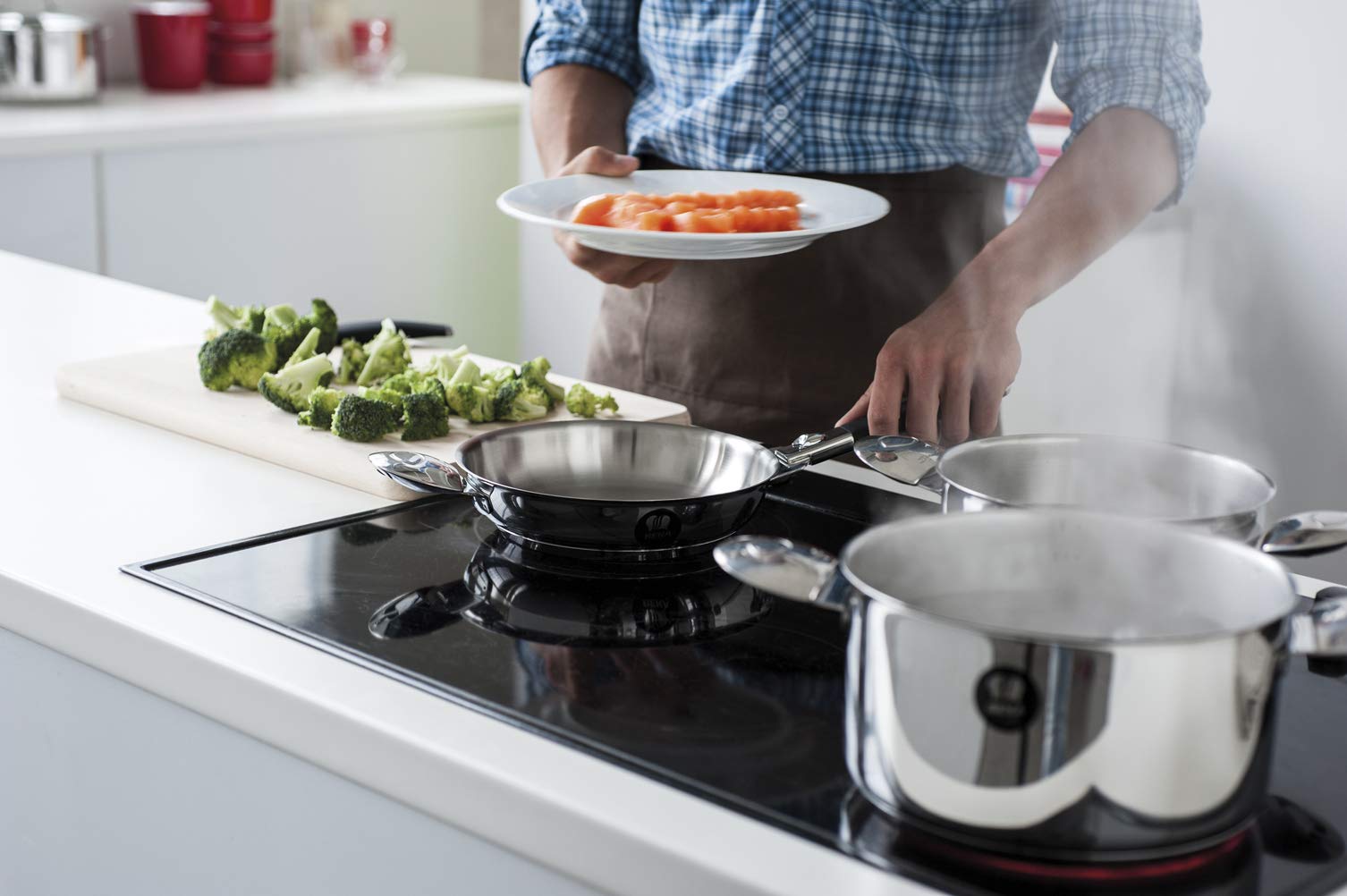Beka Evolution poêle inox 28 cm revêtue induction