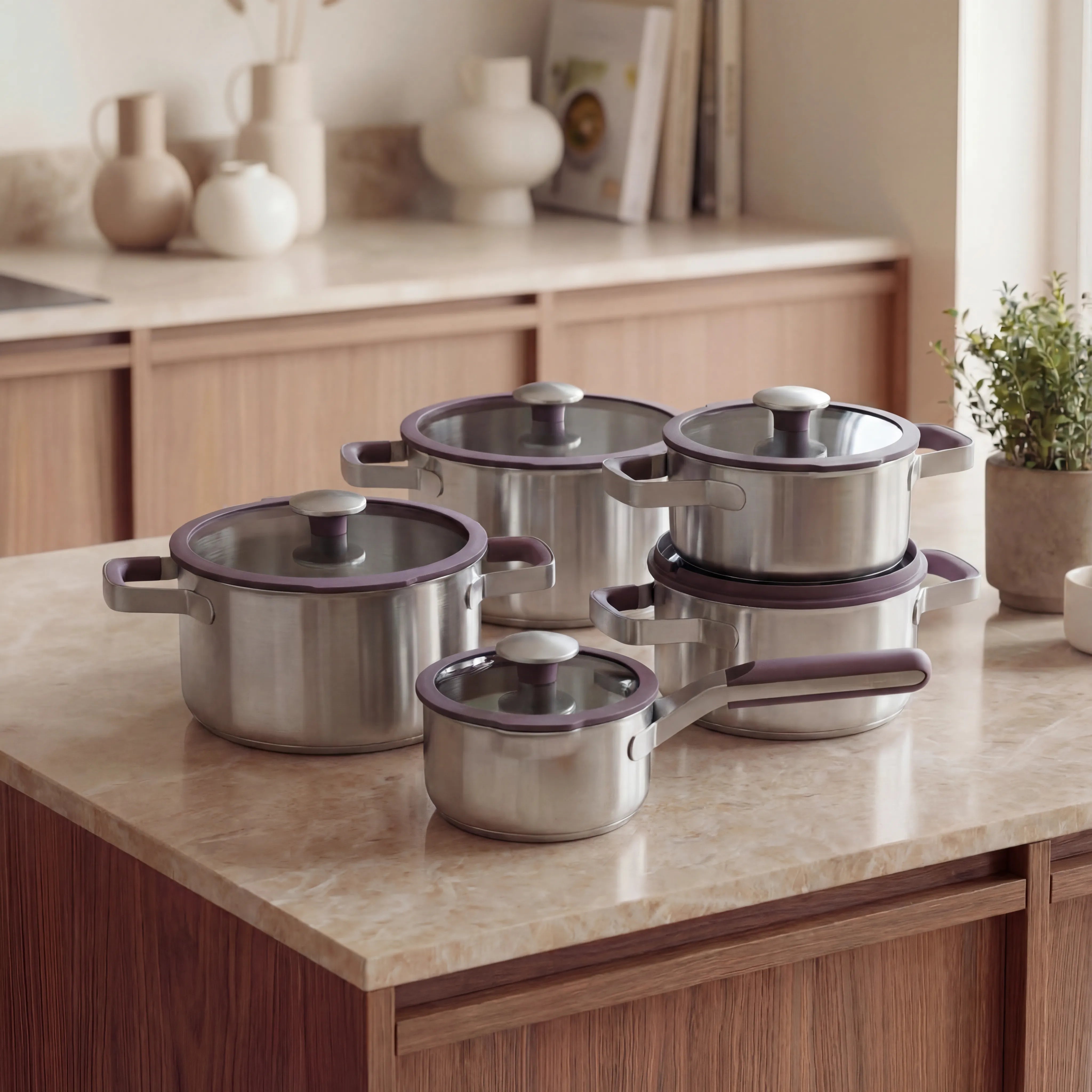 Berghoff Elements batterie inox 10 pièces induction