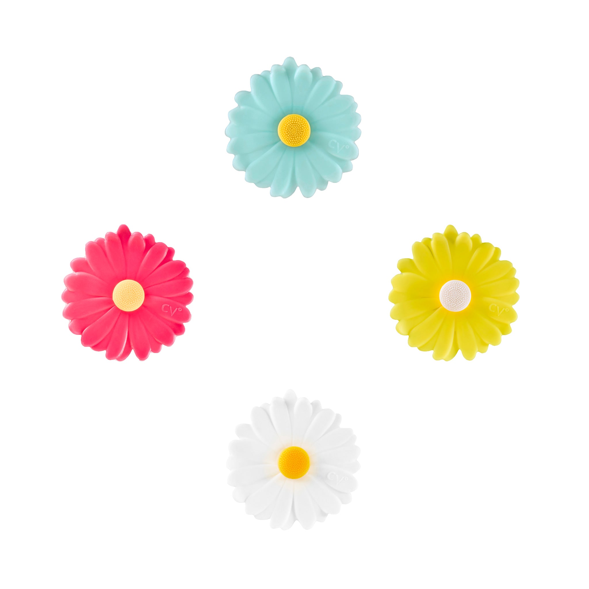 Charles Viancin Daisies lot 4 bouchons bouteille silicone