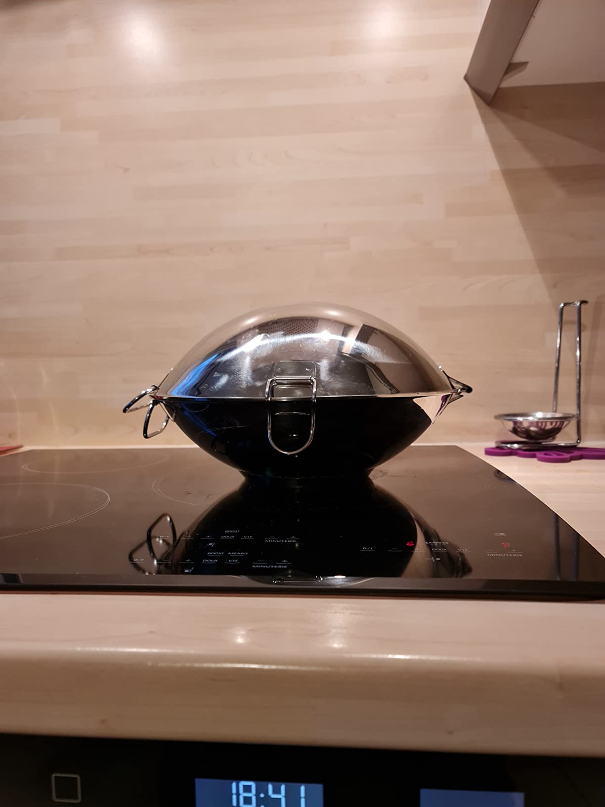 Artame Nordico cataplana inox 30 cm induction couvercle