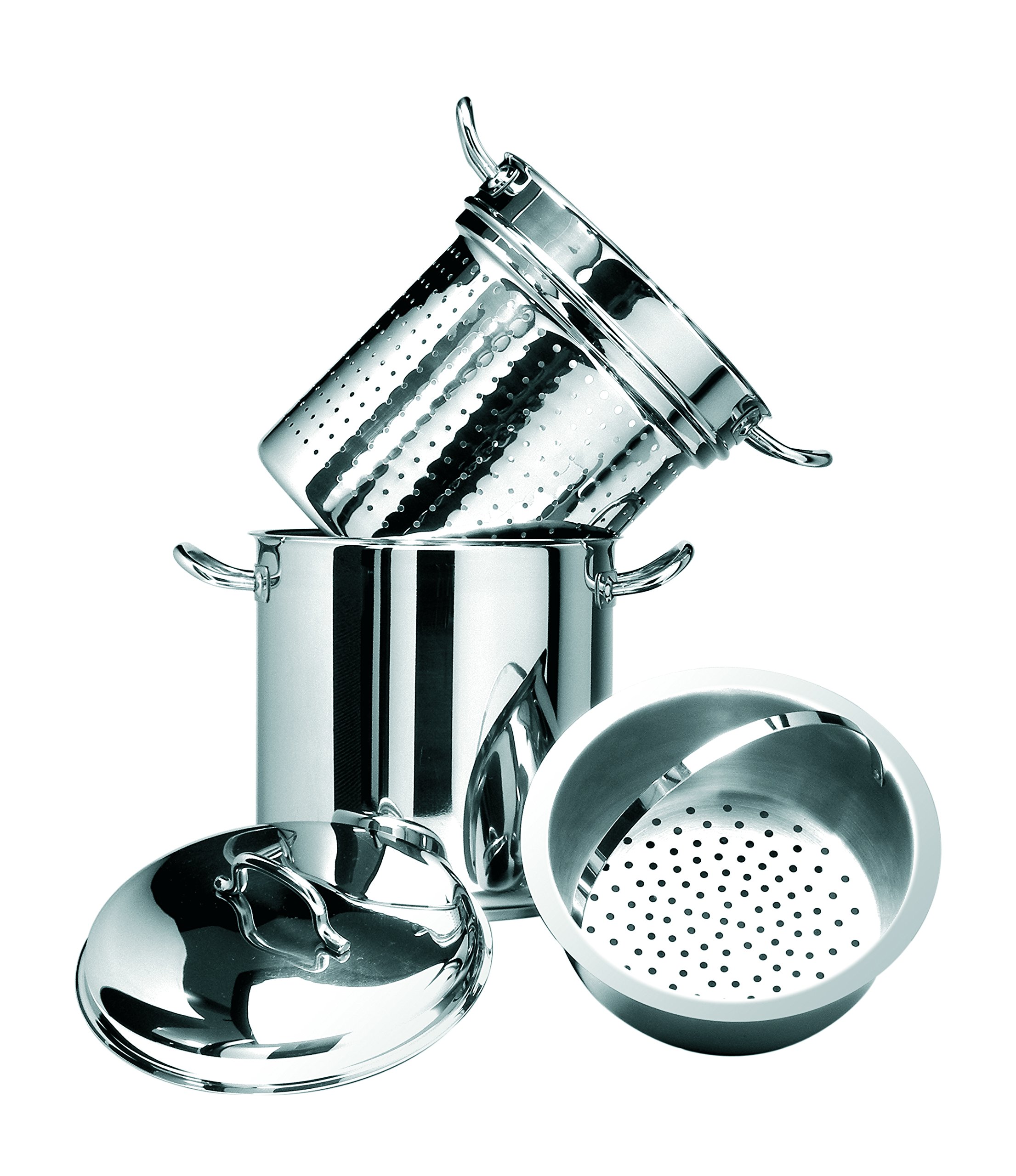 Artame Vapeur ART77702 cuit-pâtes inox 22 cm