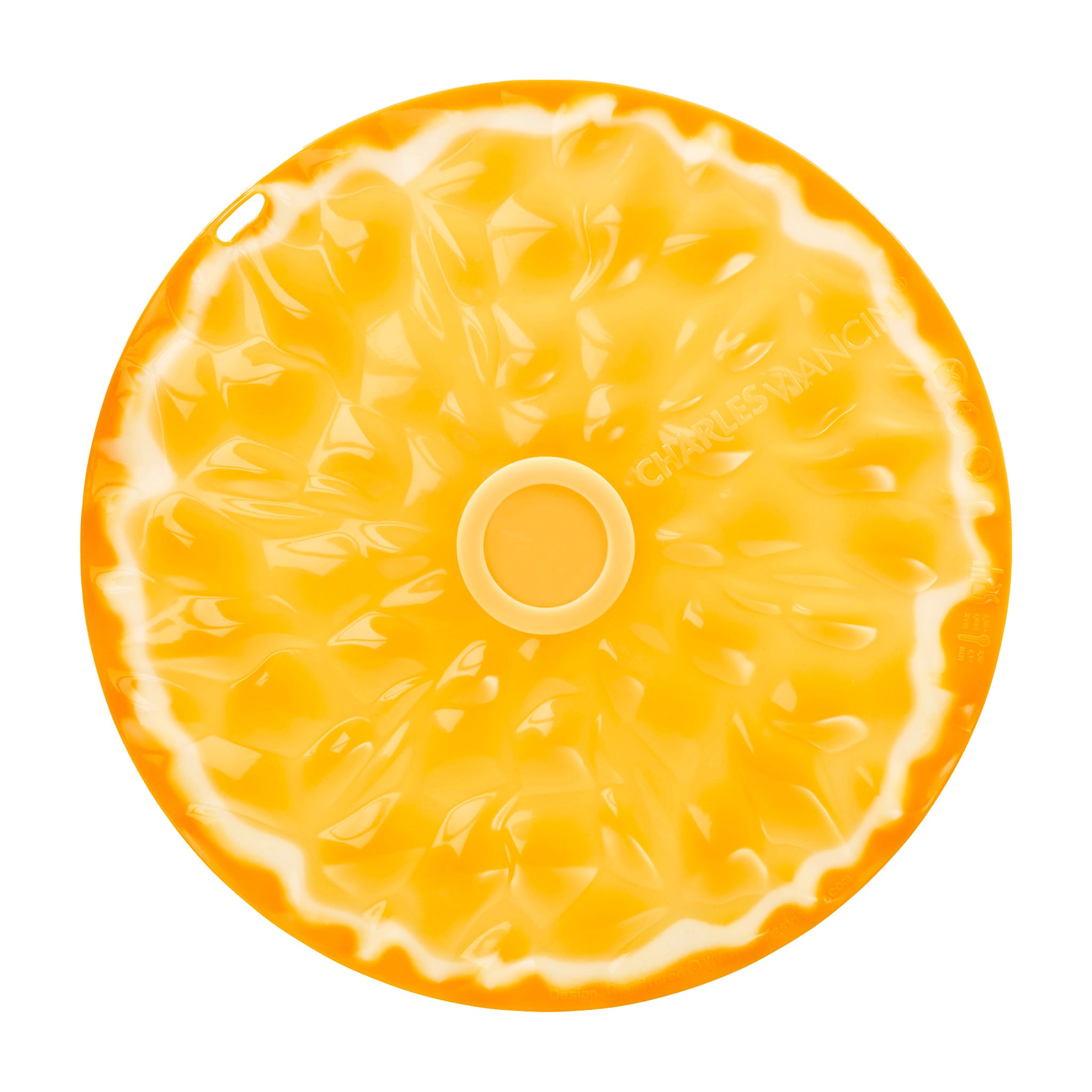 Charles Viancin 11" Orange couvercle silicone 28 cm