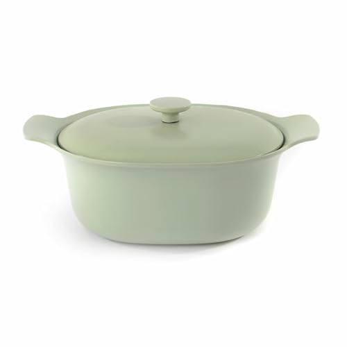 BergHOFF Ron Cocotte Ovale Fonte Verte 5,2 L Induction