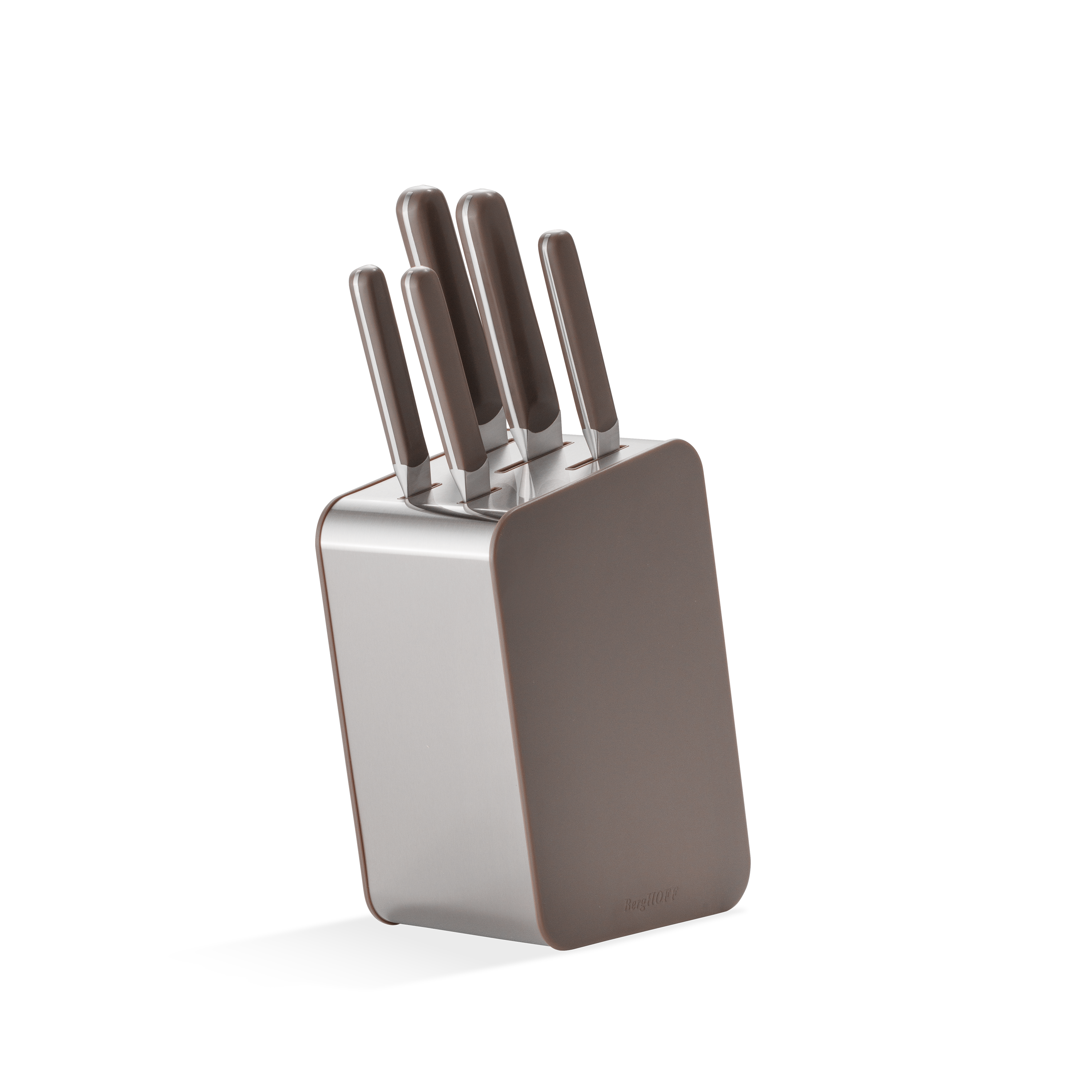 Berghoff Elements set 6 couteaux aubergine + planches
