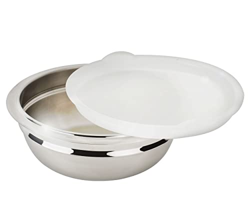 Ecovitam bol inox 24 cm fond plat avec couvercle