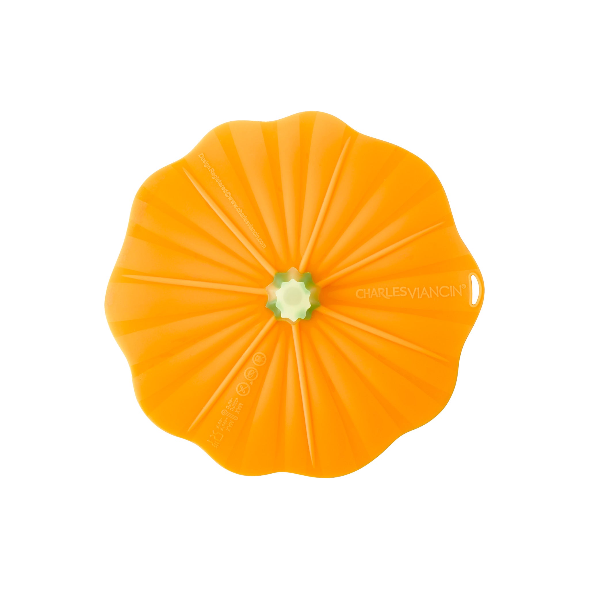 Charles Viancin Pumpkin couvercle silicone 20 cm hermétique