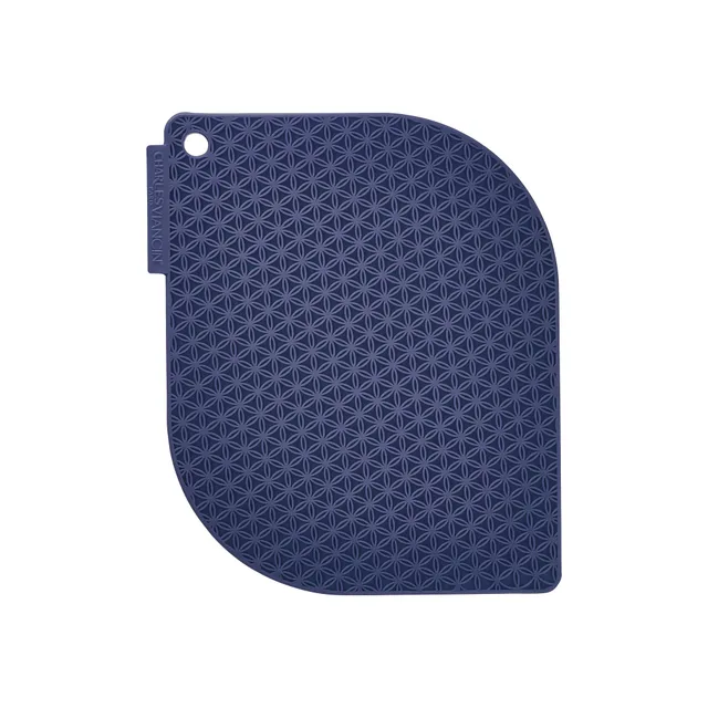 Charles Viancin Honeycomb manique silicone Blackberry Blue