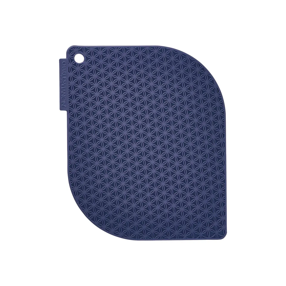 Charles Viancin Honeycomb manique silicone Blackberry Blue
