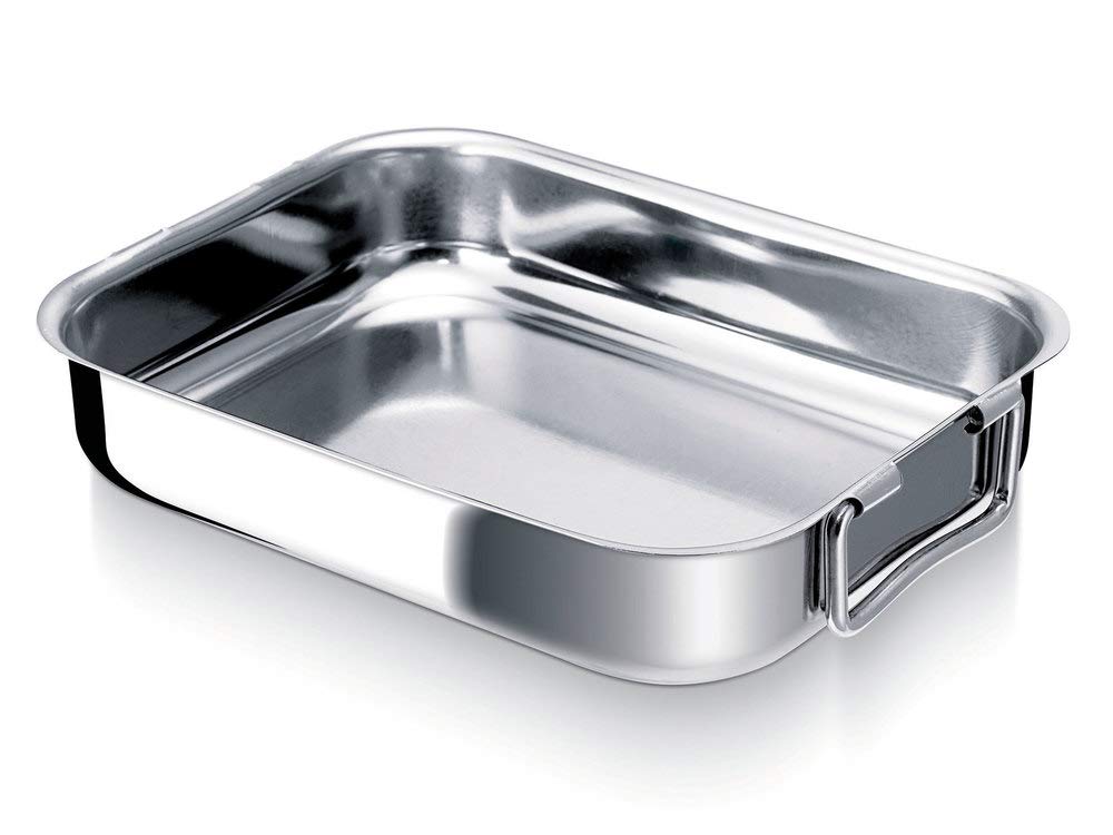 Beka Chef plat four inox 25x18 cm anses rabattables