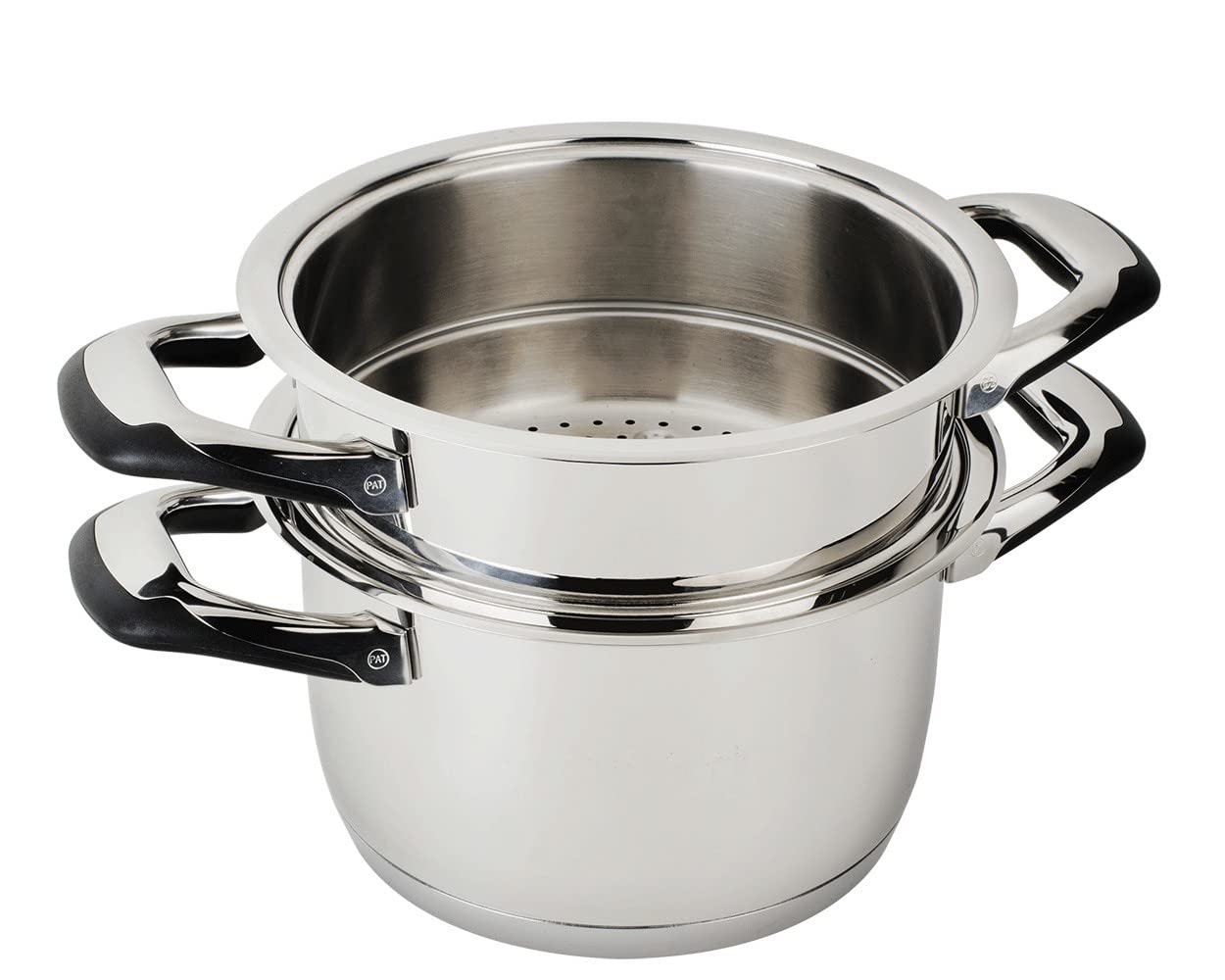 Ecovitam Cuiseur Vapeur Inox 20 cm 3,8 L Sans PFAS