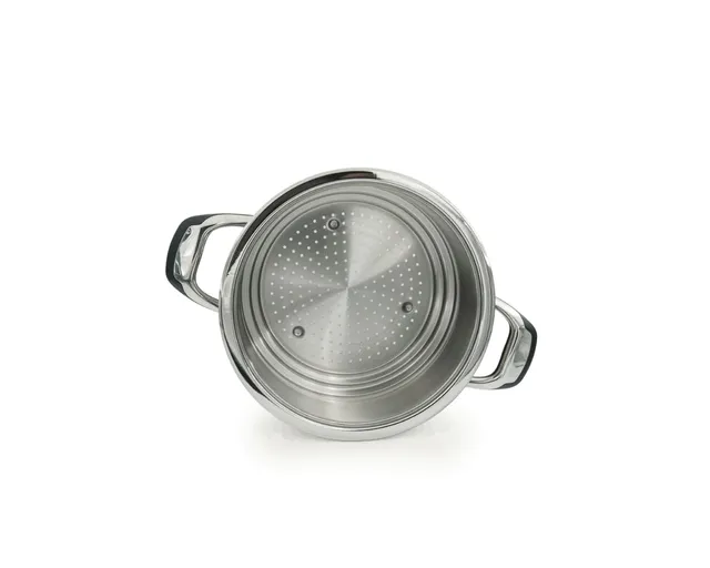 Ecovitam Insert Vapeur Inox 24 cm Faitout 18/10
