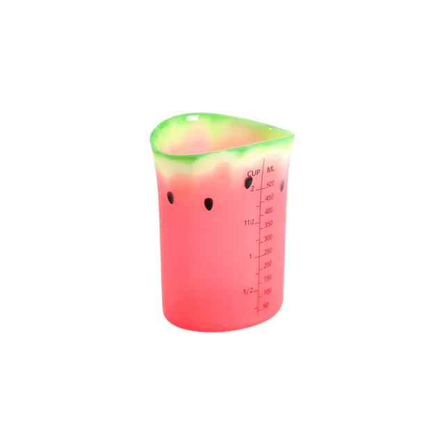 Charles Viancin Watermelon verre doseur silicone M pastèque