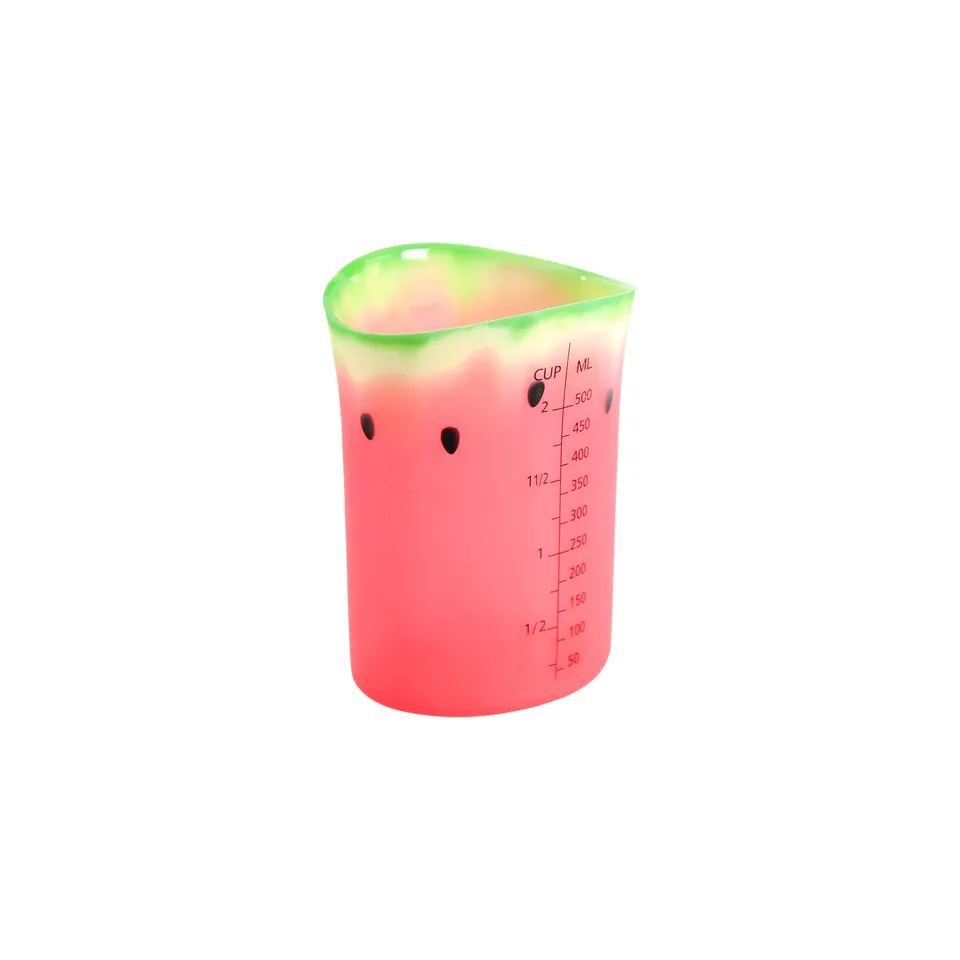 Charles Viancin Watermelon verre doseur silicone M pastèque