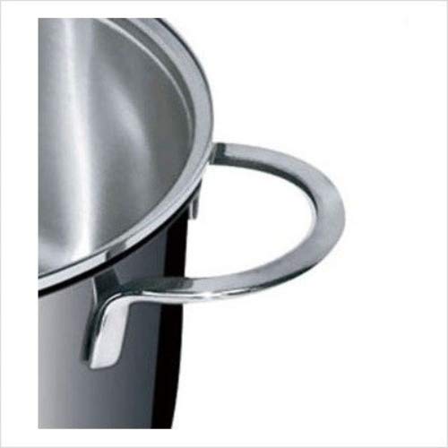 Beka Ilano Faitout Inox 24 cm 6L Couvercle Verre