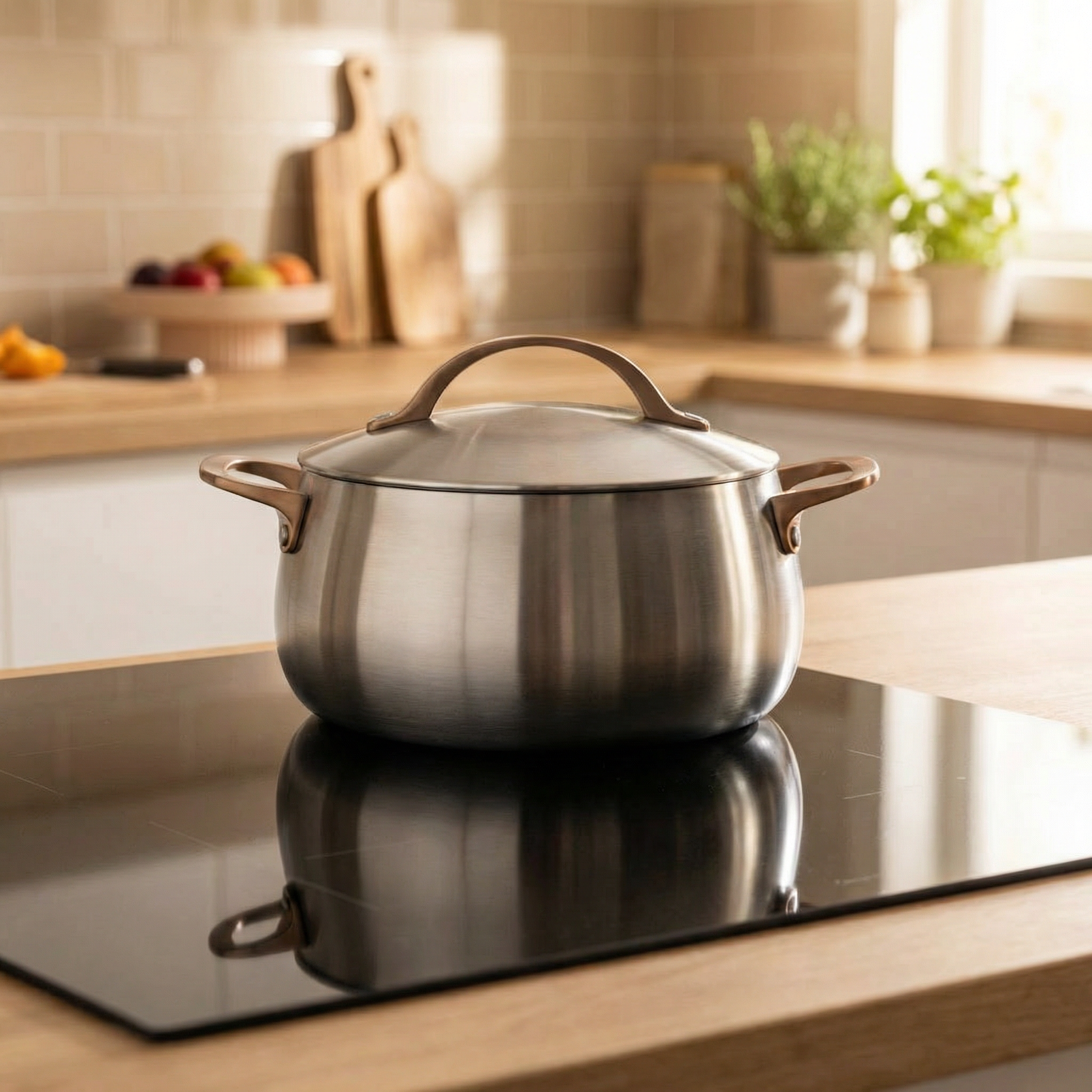 Berghoff Belly Faitout 24 cm Inox Grande Contenance