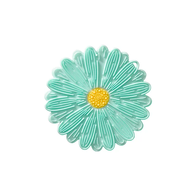 Charles Viancin Daisy dessous-de-plat silicone 15 cm aqua
