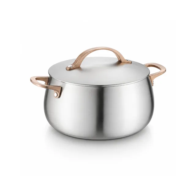 Berghoff Belly cocotte 20 cm inox 3-ply familiale