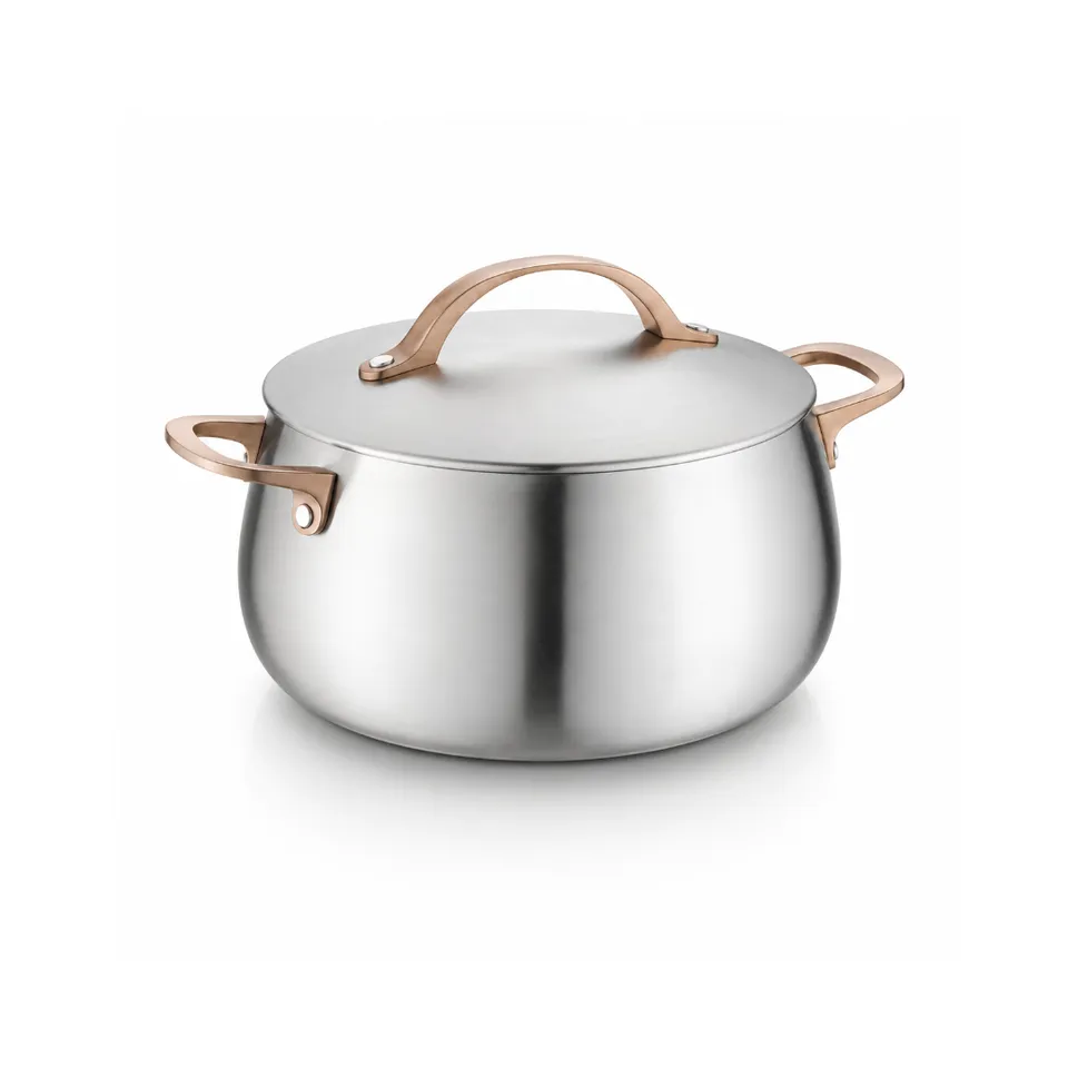 Berghoff Belly cocotte 20 cm inox 3-ply familiale