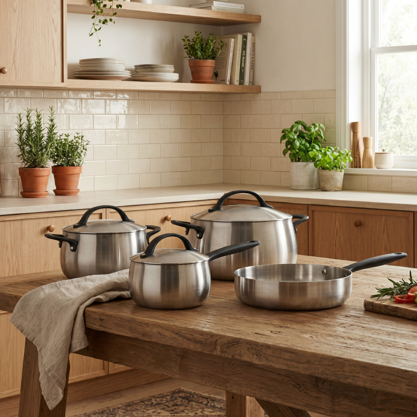 Berghoff Belly Batterie Cuisine 7 Pièces Inox