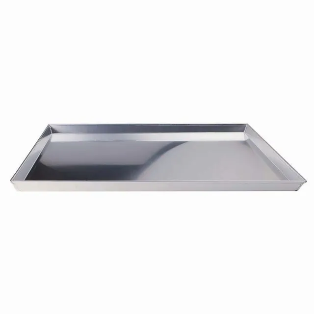Agnelli Pasticceria e Pizza plaque rectangulaire aluminium à rebord