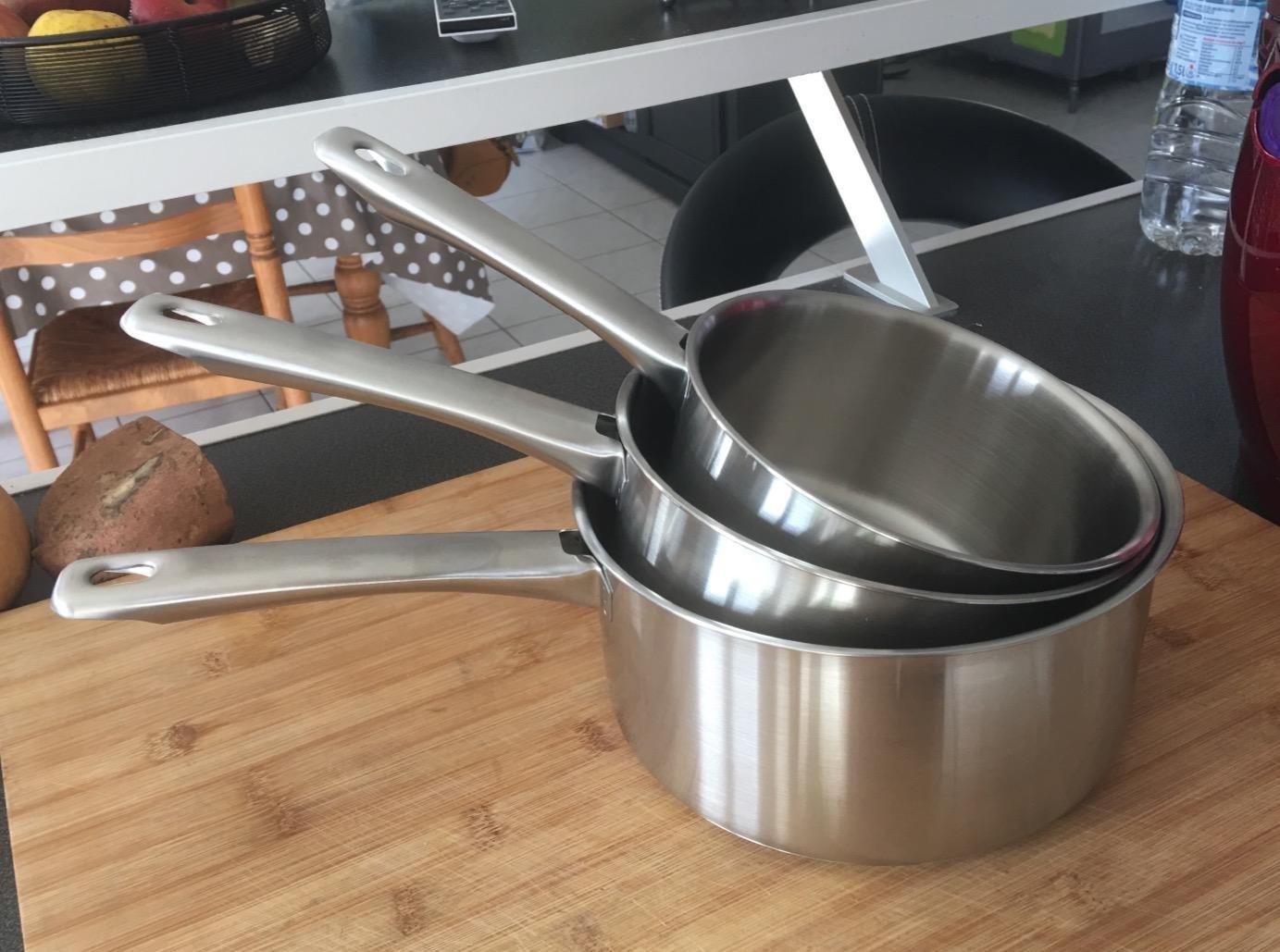 Beka Starter Batterie 3 Casseroles Inox 16/18/20 cm