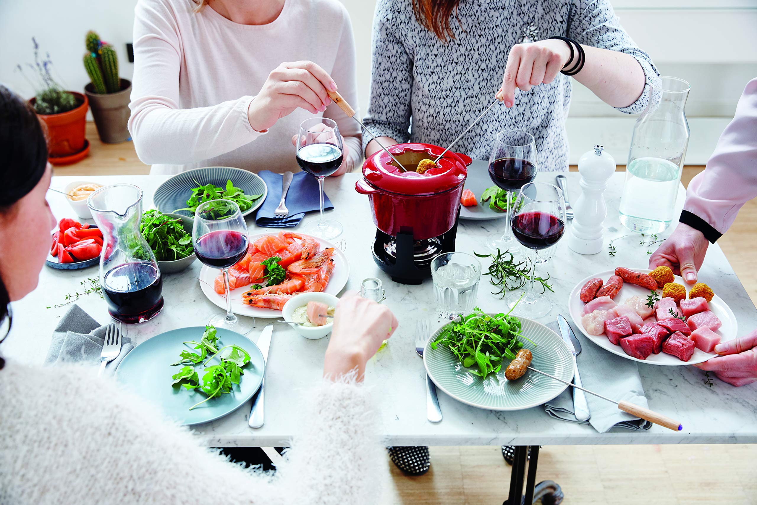 Beka Arôme service fondue bourguignonne fonte 1,1 L