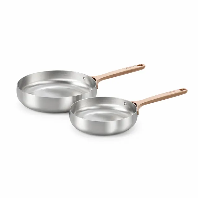 Berghoff Belly Duo poêles 20+24 cm inox induction
