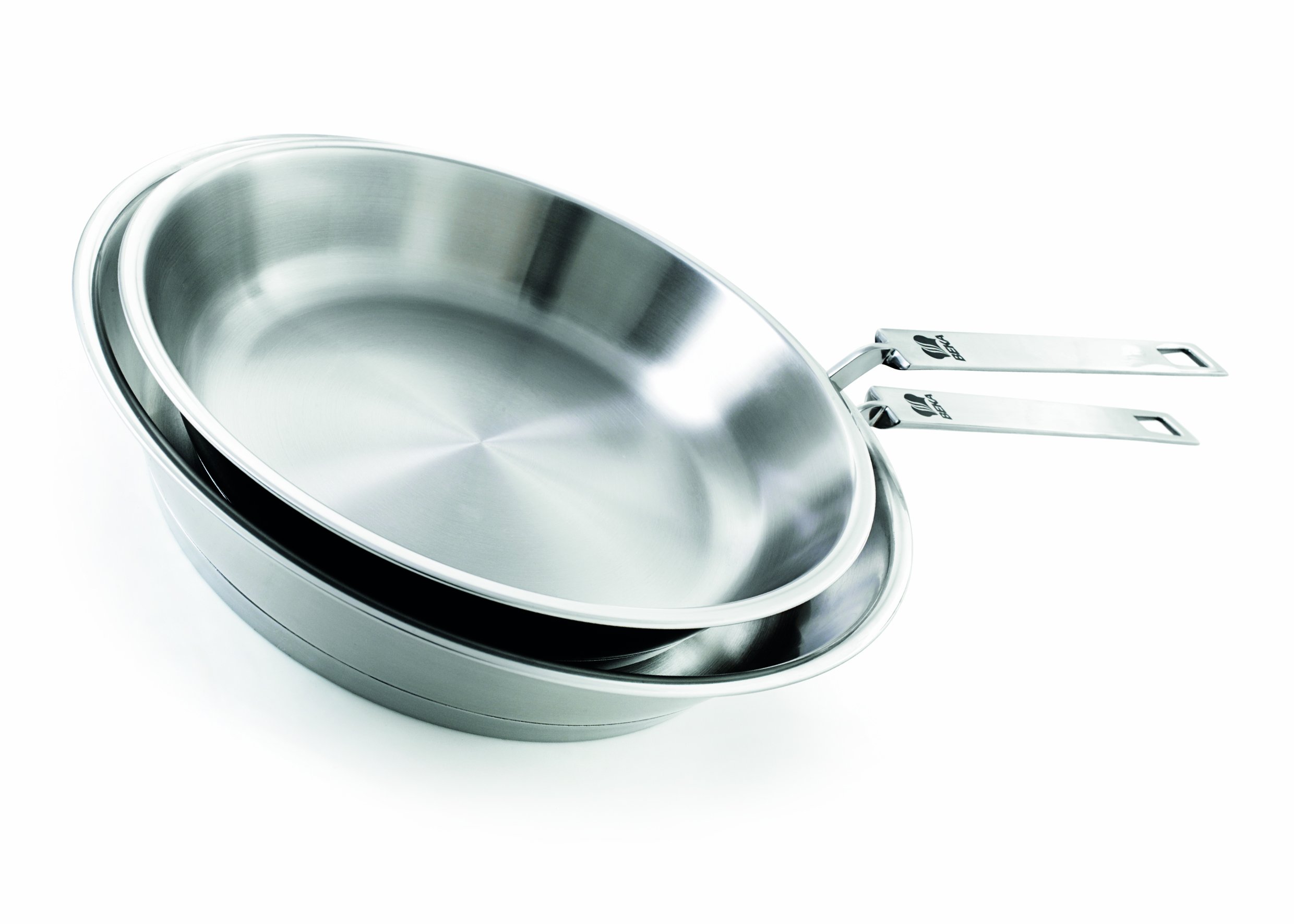 Bekaline Nest set 2 poêles inox 24/28 cm induction