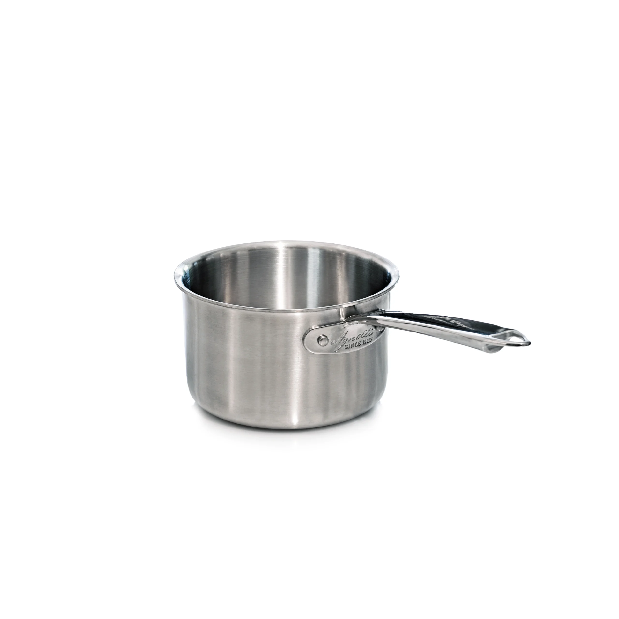 Agnelli Aluinox 3ply casserole haute satinée 1 manche induction