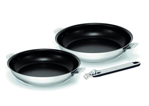 Beka Kitchen Fun Lot 2 poêles inox 24/28 cm