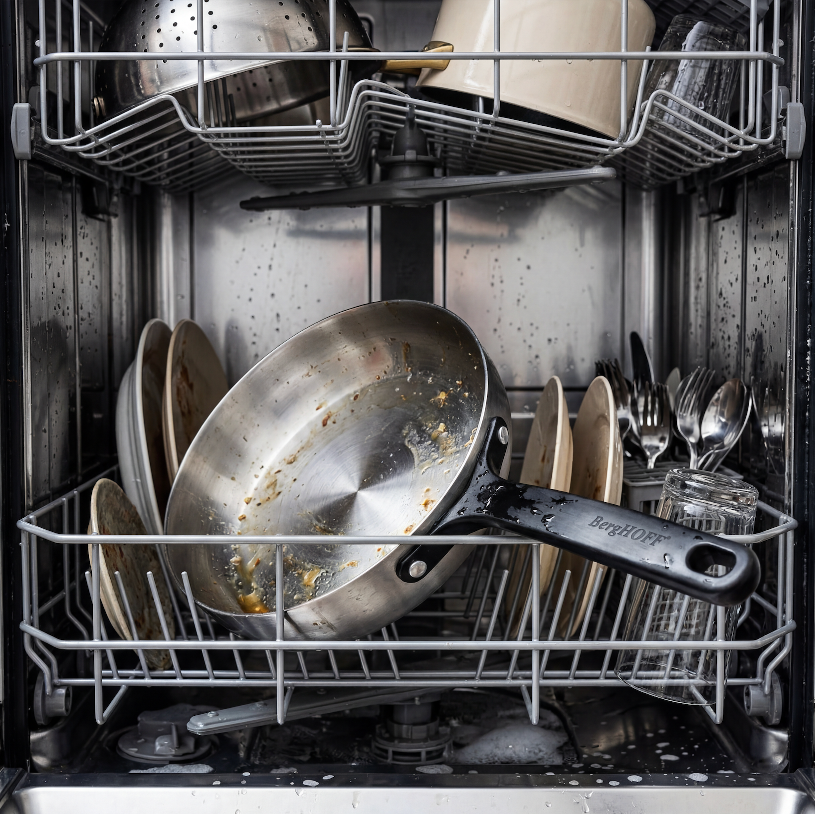 Berghoff Belly duo poêles 28 cm inox + céramique