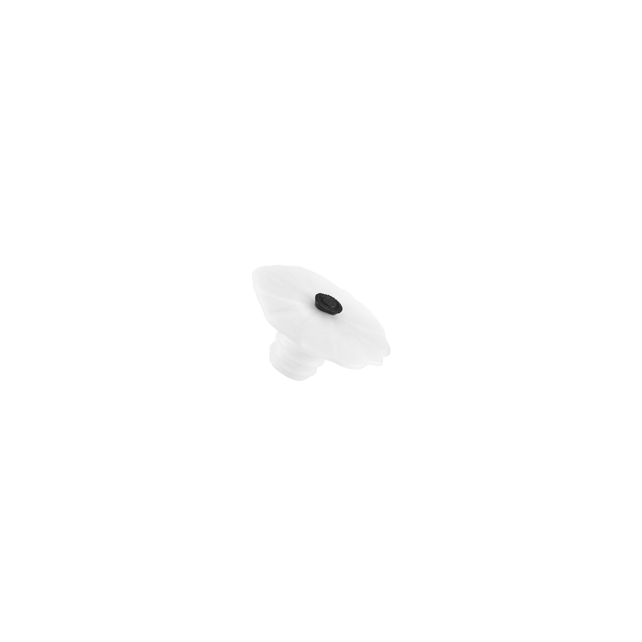 Charles Viancin Poppy bouchon vin silicone blanc