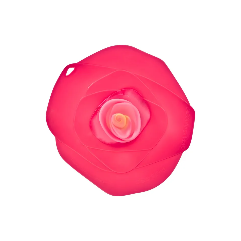 Charles Viancin Rose couvercle silicone 20 cm fuchsia